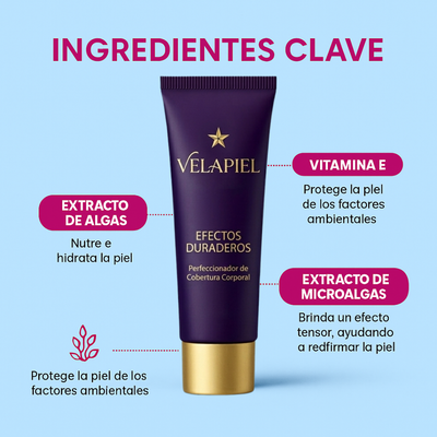 Velapiel™ - Maquillaje corporal para embellecer tu piel al instante